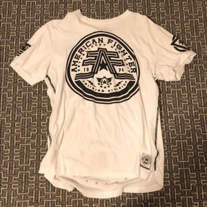 American fighter T-shirt with jacket